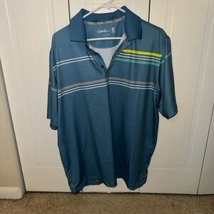 Walter Hagen Men's Blue Polo Shirt